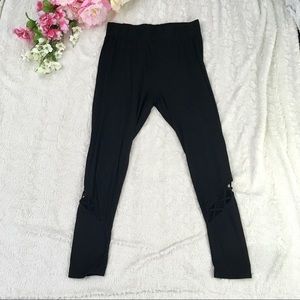 Stretchy Lattice Wrapped Leggings